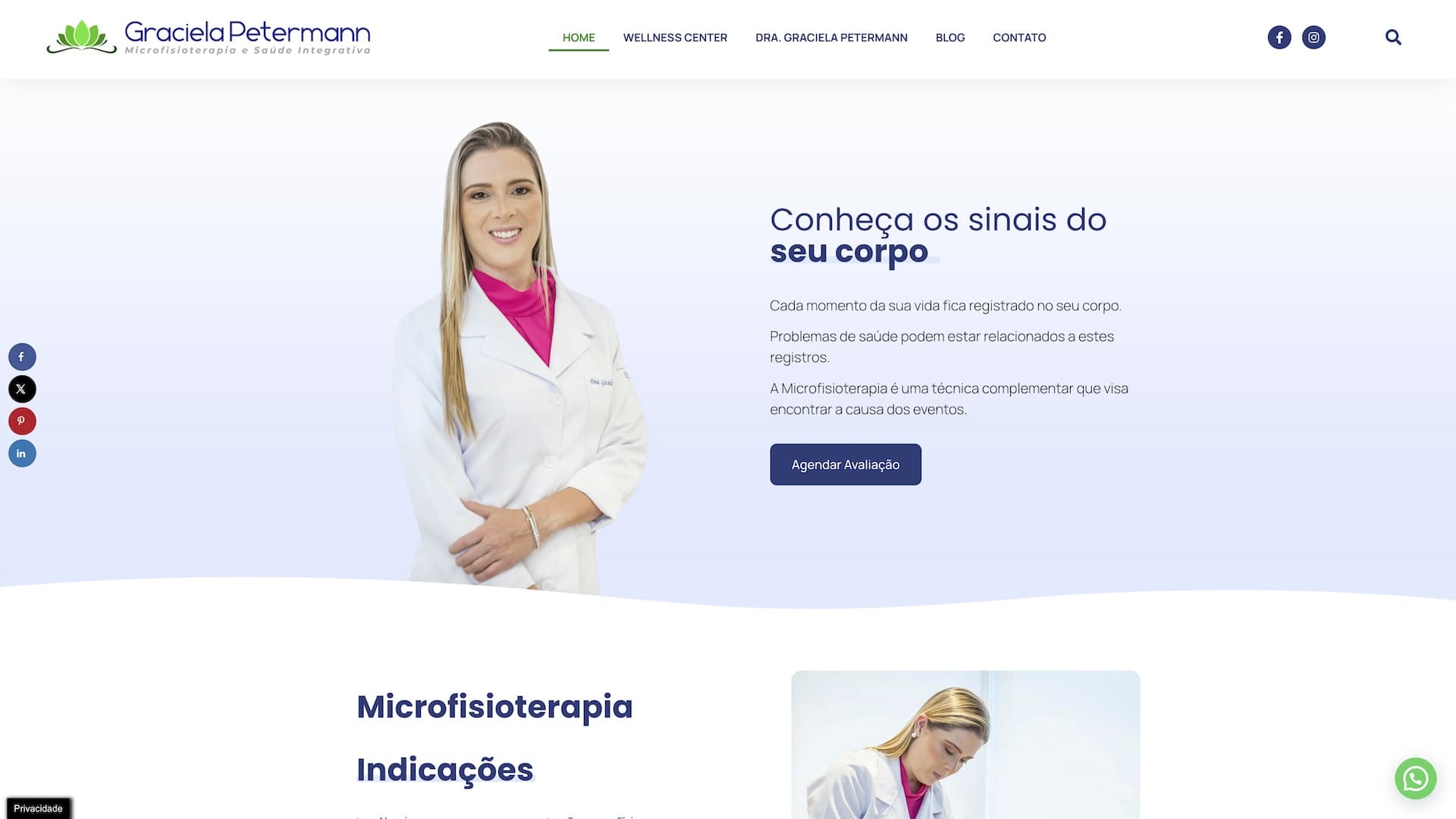Site de Microfisioterapia Graciela Petermann