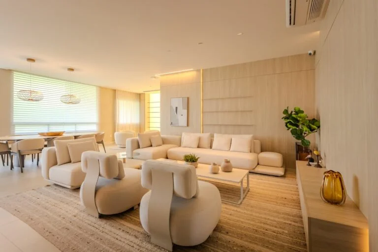 Sala de estar do Reserva Green, Construtora Caparaó
